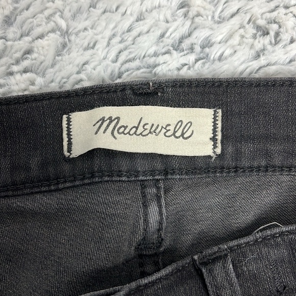 Madewell 9” Mid-Rise Skinny black Ankle Jeans - Picture 9 of 11